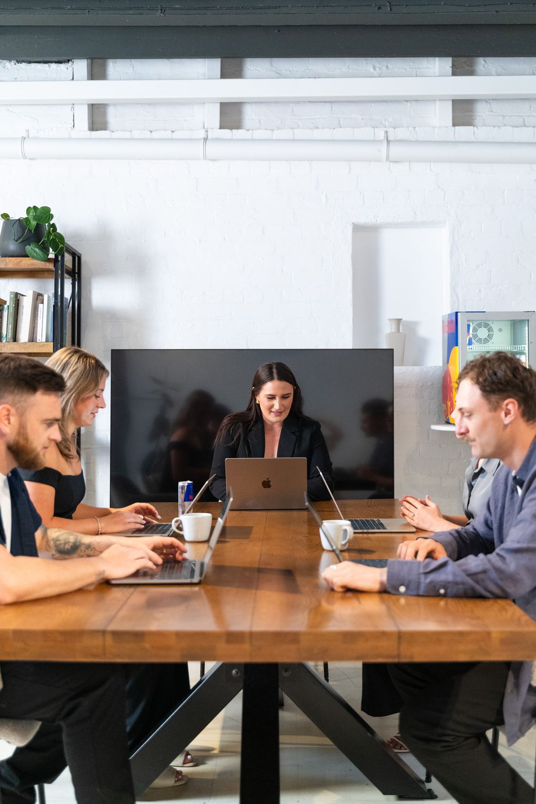 The Burst Digital team in a working session